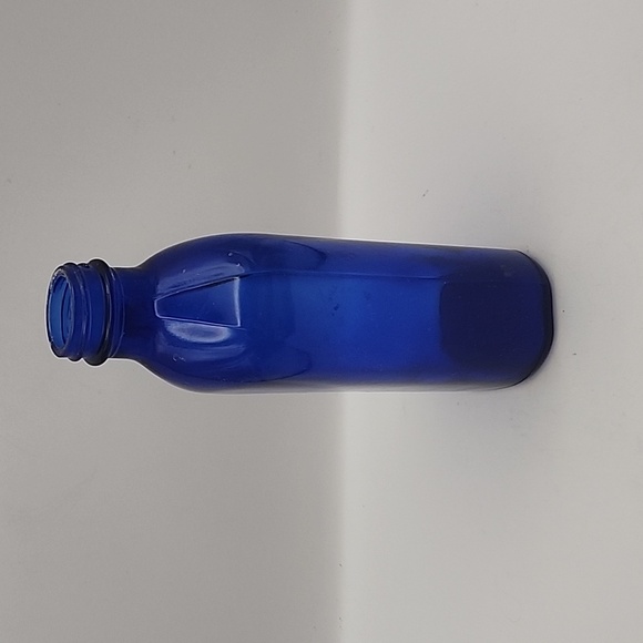 Vintage Large Genuine Phillips Milk of Magnesia Cobalt Blue Bottle 7" - Picture 4 of 8